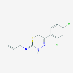 N-allyl-5-(2,4-dichlorophenyl)-6H-1,3,4-thiadiazin-2-amine