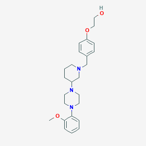 2-[4-({3-[4-(2-methoxyphenyl)-1-piperazinyl]-1-piperidinyl}methyl)phenoxy]ethanol