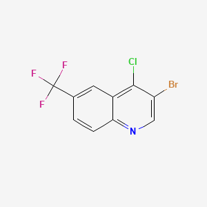 3-Bromo-4-chloro-6-(trifluoromethyl)quinoline