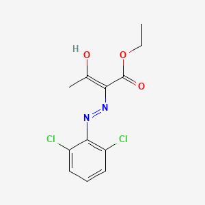 ethyl (E)-2-[(2,6-dichlorophenyl)diazenyl]-3-hydroxybut-2-enoate