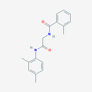 N-{2-[(2,4-dimethylphenyl)amino]-2-oxoethyl}-2-methylbenzamide