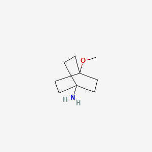 B598087 4-Methoxybicyclo[2.2.2]octan-1-amine CAS No. 135908-32-6