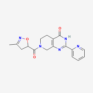 7-[(3-methyl-4,5-dihydroisoxazol-5-yl)carbonyl]-2-pyridin-2-yl-5,6,7,8-tetrahydropyrido[3,4-d]pyrimidin-4(3H)-one