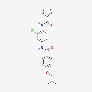 N-{2-chloro-4-[(4-isobutoxybenzoyl)amino]phenyl}-2-furamide