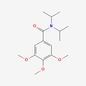 molecular formula C16H25NO4 B5981074 N,N-diisopropyl-3,4,5-trimethoxybenzamide CAS No. 63886-93-1