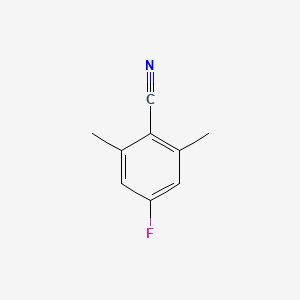 molecular formula C9H8FN B598111 4-Fluoro-2,6-dimethylbenzonitrile CAS No. 14659-61-1