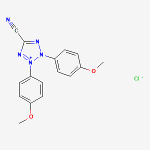 5-Cyano-2,3-bis(4-methoxyphenyl)-2H-tetrazol-3-ium chloride