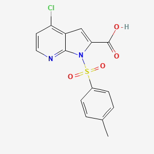 4-chloro-1-[(4-methylphenyl)sulfonyl]-1H-Pyrrolo[2,3-b]pyridine-2-carboxylic acid