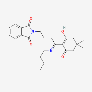 2-[4-(butylamino)-4-(4,4-dimethyl-2,6-dioxocyclohexylidene)butyl]-1H-isoindole-1,3(2H)-dione