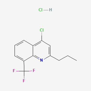 4-Chloro-2-propyl-8-trifluoromethylquinoline hydrochloride