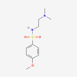 N-[2-(dimethylamino)ethyl]-4-methoxybenzenesulfonamide