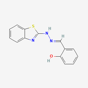 2-hydroxybenzaldehyde 1,3-benzothiazol-2-ylhydrazone