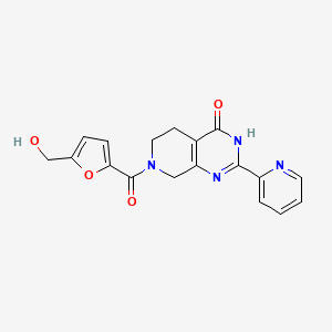 7-[5-(hydroxymethyl)-2-furoyl]-2-pyridin-2-yl-5,6,7,8-tetrahydropyrido[3,4-d]pyrimidin-4(3H)-one