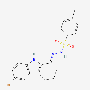 N'-(6-bromo-2,3,4,9-tetrahydro-1H-carbazol-1-ylidene)-4-methylbenzenesulfonohydrazide