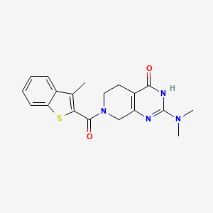 2-(dimethylamino)-7-[(3-methyl-1-benzothien-2-yl)carbonyl]-5,6,7,8-tetrahydropyrido[3,4-d]pyrimidin-4(3H)-one