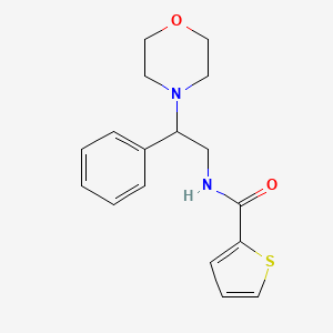 molecular formula C17H20N2O2S B5981470 N-[2-(4-morpholinyl)-2-phenylethyl]-2-thiophenecarboxamide 