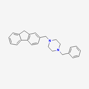 1-benzyl-4-(9H-fluoren-2-ylmethyl)piperazine