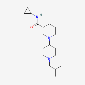 N-cyclopropyl-1'-isobutyl-1,4'-bipiperidine-3-carboxamide