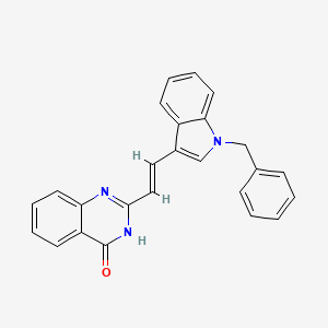 2-[2-(1-benzyl-1H-indol-3-yl)vinyl]-4(3H)-quinazolinone