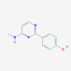 4-[4-(methylamino)pyrimidin-2-yl]phenol