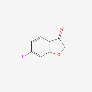 molecular formula C8H5IO2 B598160 6-Iodo-3-Benzofuranone CAS No. 1199782-68-7