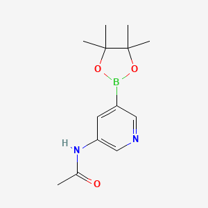 N-(5-(4,4,5,5-Tetramethyl-1,3,2-dioxaborolan-2-yl)pyridin-3-yl)acetamide