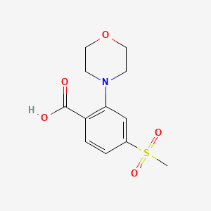 4-(Methylsulfonyl)-2-morpholinobenzoic acid