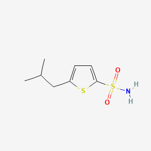 5-(2-Methylpropyl)thiophene-2-sulfonamide