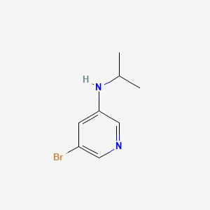 B598176 5-bromo-N-isopropylpyridin-3-amine CAS No. 1201643-57-3