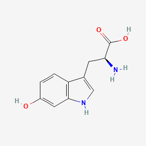 molecular formula C11H12N2O3 B598179 6-羟色氨酸 CAS No. 13567-14-1