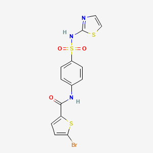 5-BROMO-N-{4-[(13-THIAZOL-2-YL)SULFAMOYL]PHENYL}THIOPHENE-2-CARBOXAMIDE