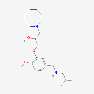 1-(1-azocanyl)-3-{5-[(isobutylamino)methyl]-2-methoxyphenoxy}-2-propanol