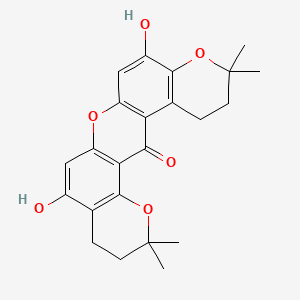 molecular formula C23H24O6 B598185 Isonormangostin CAS No. 15404-80-5