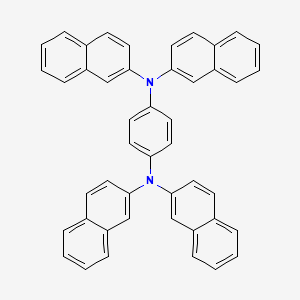 molecular formula C46H32N2 B598189 N1,N1,N4,N4-2-Naphthalenyl-1,4-benzenediamine CAS No. 144763-44-0