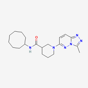 N-cyclooctyl-1-(3-methyl[1,2,4]triazolo[4,3-b]pyridazin-6-yl)piperidine-3-carboxamide