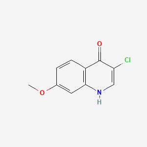 molecular formula C10H8ClNO2 B598194 3-Chloro-7-methoxyquinolin-4(1H)-one CAS No. 1203579-66-1