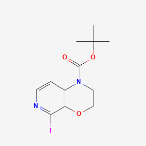 tert-Butyl 5-iodo-2,3-dihydro-1H-pyrido[3,4-b][1,4]oxazine-1-carboxylate
