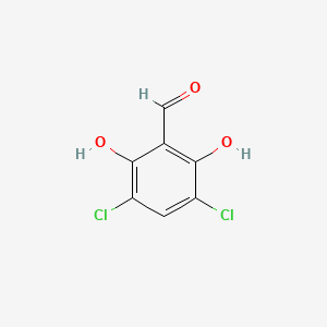 molecular formula C7H4Cl2O3 B598202 3,5-二氯-2,6-二羟基苯甲醛 CAS No. 1204298-54-3