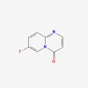 molecular formula C8H5FN2O B598207 7-Fluoro-4H-pyrido[1,2-a]pyrimidin-4-one CAS No. 1198413-01-2