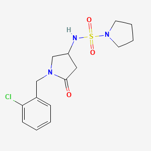 N-[1-(2-chlorobenzyl)-5-oxo-3-pyrrolidinyl]-1-pyrrolidinesulfonamide