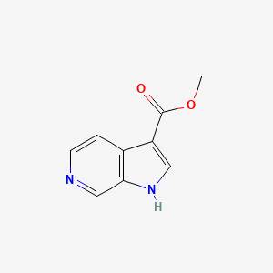 molecular formula C9H8N2O2 B598232 Methyl 1H-pyrrolo[2,3-c]pyridine-3-carboxylate CAS No. 108128-12-7