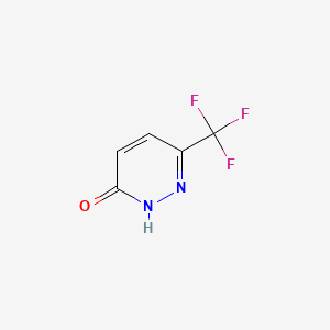 molecular formula C5H3F3N2O B598233 6-(Trifluoromethyl)pyridazin-3(2H)-one CAS No. 174607-36-4