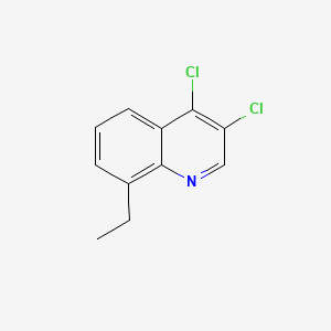 molecular formula C11H9Cl2N B598234 3,4-Dichloro-8-ethylquinoline CAS No. 1204810-43-4