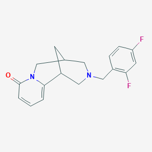 11-(2,4-difluorobenzyl)-7,11-diazatricyclo[7.3.1.0~2,7~]trideca-2,4-dien-6-one