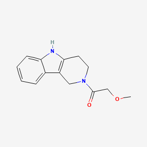 2-methoxy-1-(1,3,4,5-tetrahydro-2H-pyrido[4,3-b]indol-2-yl)ethanone