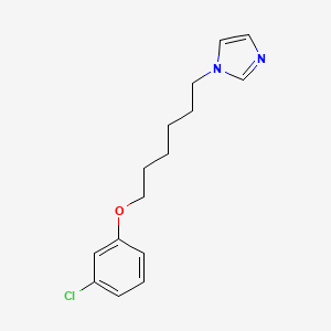 1-[6-(3-Chlorophenoxy)hexyl]imidazole