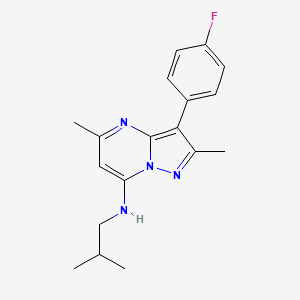 3-(4-fluorophenyl)-N-isobutyl-2,5-dimethylpyrazolo[1,5-a]pyrimidin-7-amine