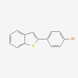 molecular formula C14H9BrS B598247 2-(4-Bromophenyl)benzo[b]thiophene CAS No. 19437-86-6