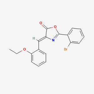 2-(2-bromophenyl)-4-(2-ethoxybenzylidene)-1,3-oxazol-5(4H)-one