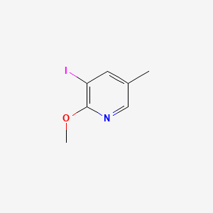 molecular formula C7H8INO B598253 3-Iodo-2-methoxy-5-methylpyridine CAS No. 1203499-63-1